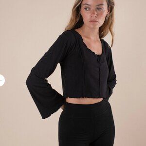 Indigo Luna Asana Longsleeve in Black